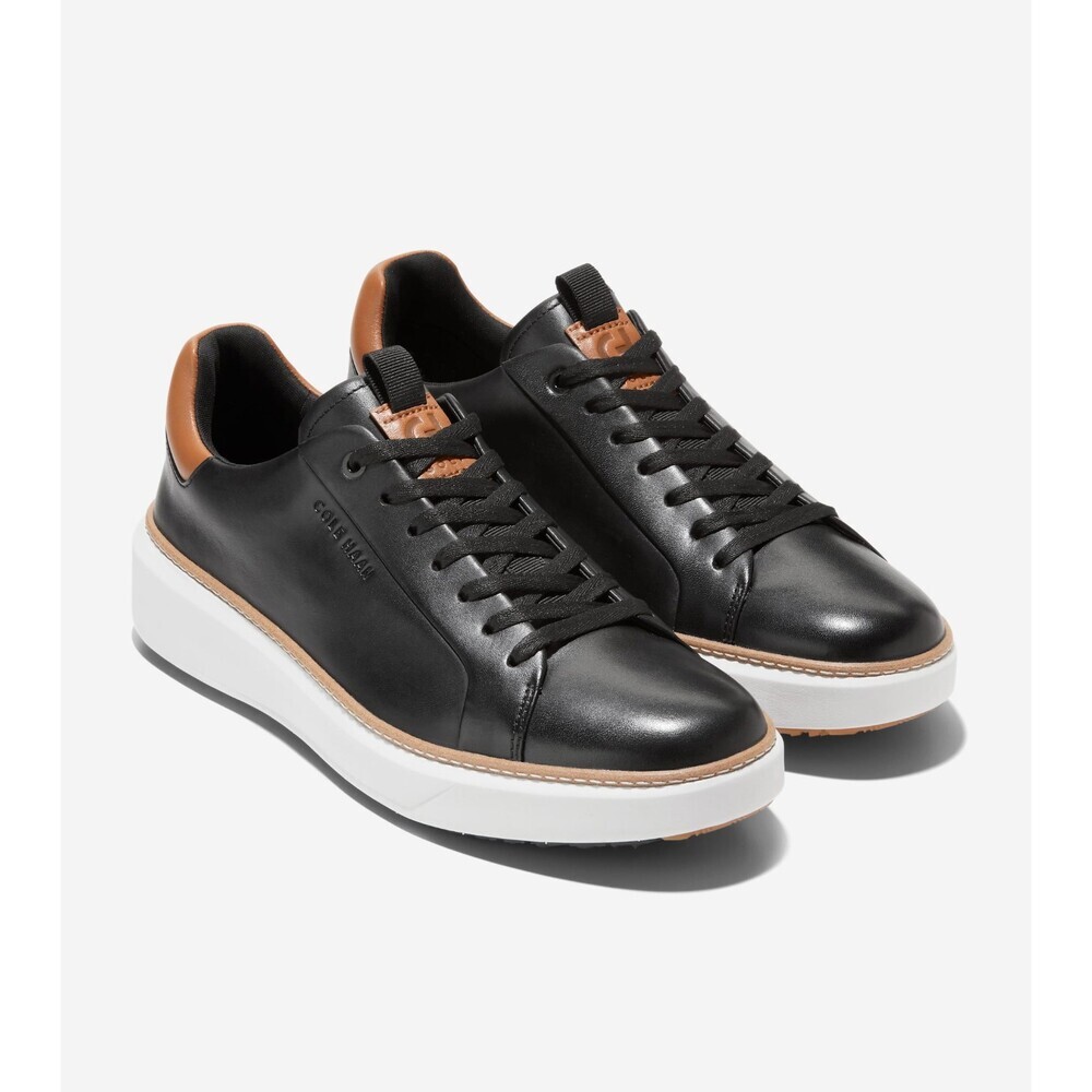 Cole Haan Grandpro Topspin C38504 Men's 8.5 Black Waterproof Golf Shoes HAWK139